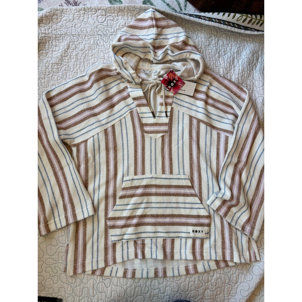 Roxy Womens‎ Hoodie Multi Color Pullover Size Small